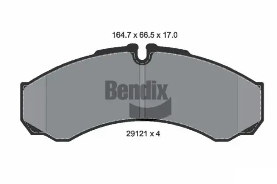Bremsbelagsatz, Scheibenbremse BENDIX Braking BPD1151 Bild Bremsbelagsatz, Scheibenbremse BENDIX Braking BPD1151
