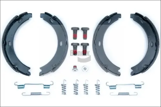 Bremsbackensatz, Feststellbremse Hinterachse BENDIX Braking BXS1024 Bild Bremsbackensatz, Feststellbremse Hinterachse BENDIX Braking BXS1024