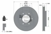 Bremsscheibe Vorderachse BENDIX Braking BDS1273HC
