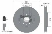 Bremsscheibe Vorderachse BENDIX Braking BDS1299HC