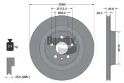 Bremsscheibe Hinterachse BENDIX Braking BDS2370