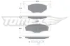 Bremsbelagsatz, Scheibenbremse Vorderachse TOMEX Brakes TX 10-141 Bild Bremsbelagsatz, Scheibenbremse Vorderachse TOMEX Brakes TX 10-141
