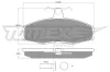 Bremsbelagsatz, Scheibenbremse Vorderachse TOMEX Brakes TX 10-272 Bild Bremsbelagsatz, Scheibenbremse Vorderachse TOMEX Brakes TX 10-272