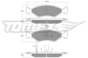Bremsbelagsatz, Scheibenbremse Vorderachse TOMEX Brakes TX 10-29