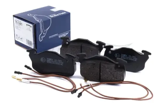 Bremsbelagsatz, Scheibenbremse Vorderachse TOMEX Brakes TX 10-341 Bild Bremsbelagsatz, Scheibenbremse Vorderachse TOMEX Brakes TX 10-341
