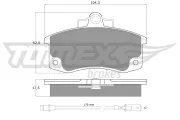 Bremsbelagsatz, Scheibenbremse TOMEX Brakes TX 10-361