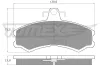 Bremsbelagsatz, Scheibenbremse Vorderachse TOMEX Brakes TX 10-45 Bild Bremsbelagsatz, Scheibenbremse Vorderachse TOMEX Brakes TX 10-45