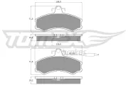 Bremsbelagsatz, Scheibenbremse Vorderachse TOMEX Brakes TX 10-46