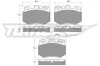 Bremsbelagsatz, Scheibenbremse Vorderachse TOMEX Brakes TX 10-55