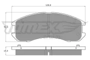 Bremsbelagsatz, Scheibenbremse Vorderachse TOMEX Brakes TX 10-561