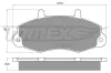 Bremsbelagsatz, Scheibenbremse Vorderachse TOMEX Brakes TX 10-66 Bild Bremsbelagsatz, Scheibenbremse Vorderachse TOMEX Brakes TX 10-66