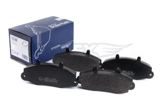 Bremsbelagsatz, Scheibenbremse Vorderachse TOMEX Brakes TX 10-66 Bild Bremsbelagsatz, Scheibenbremse Vorderachse TOMEX Brakes TX 10-66