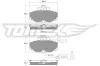 Bremsbelagsatz, Scheibenbremse Hinterachse TOMEX Brakes TX 10-671 Bild Bremsbelagsatz, Scheibenbremse Hinterachse TOMEX Brakes TX 10-671