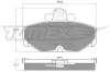 Bremsbelagsatz, Scheibenbremse Hinterachse TOMEX Brakes TX 10-67
