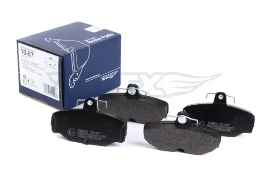 Bremsbelagsatz, Scheibenbremse Hinterachse TOMEX Brakes TX 10-67 Bild Bremsbelagsatz, Scheibenbremse Hinterachse TOMEX Brakes TX 10-67