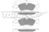 Bremsbelagsatz, Scheibenbremse Vorderachse TOMEX Brakes TX 10-68 Bild Bremsbelagsatz, Scheibenbremse Vorderachse TOMEX Brakes TX 10-68