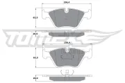 Bremsbelagsatz, Scheibenbremse Vorderachse TOMEX Brakes TX 10-69