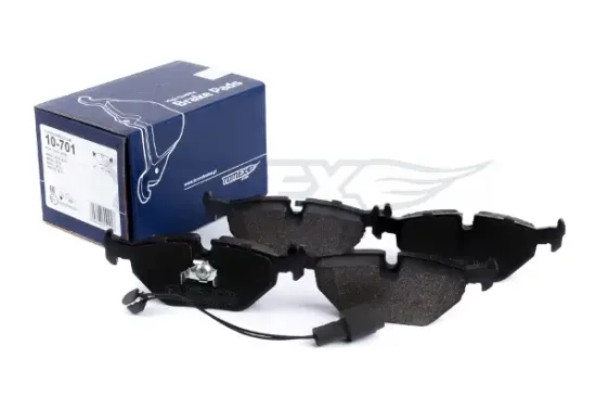 Bremsbelagsatz, Scheibenbremse Hinterachse TOMEX Brakes TX 10-701 Bild Bremsbelagsatz, Scheibenbremse Hinterachse TOMEX Brakes TX 10-701