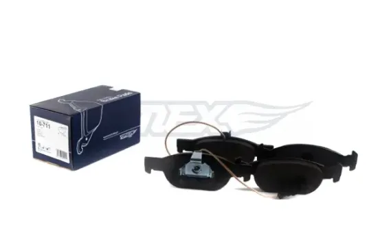 Bremsbelagsatz, Scheibenbremse Vorderachse TOMEX Brakes TX 10-711 Bild Bremsbelagsatz, Scheibenbremse Vorderachse TOMEX Brakes TX 10-711