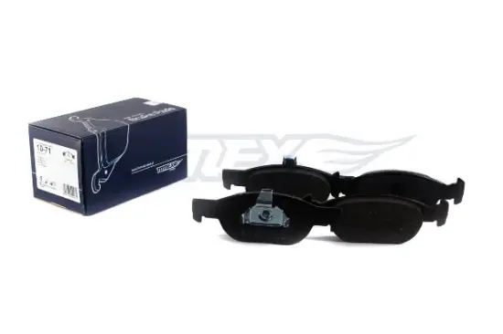 Bremsbelagsatz, Scheibenbremse Vorderachse TOMEX Brakes TX 10-71 Bild Bremsbelagsatz, Scheibenbremse Vorderachse TOMEX Brakes TX 10-71