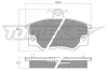 Bremsbelagsatz, Scheibenbremse Vorderachse TOMEX Brakes TX 10-731 Bild Bremsbelagsatz, Scheibenbremse Vorderachse TOMEX Brakes TX 10-731