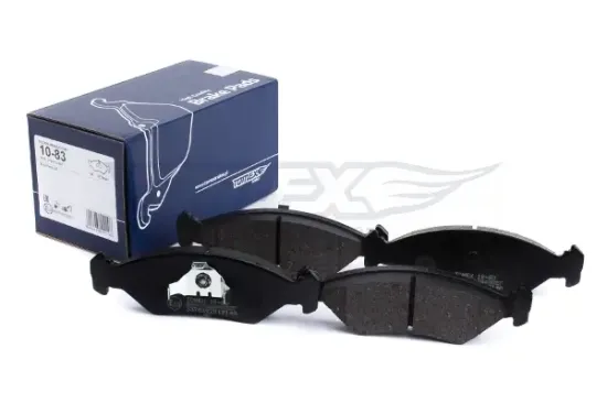 Bremsbelagsatz, Scheibenbremse Vorderachse TOMEX Brakes TX 10-83 Bild Bremsbelagsatz, Scheibenbremse Vorderachse TOMEX Brakes TX 10-83