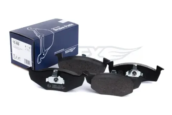 Bremsbelagsatz, Scheibenbremse Vorderachse TOMEX Brakes TX 10-86 Bild Bremsbelagsatz, Scheibenbremse Vorderachse TOMEX Brakes TX 10-86