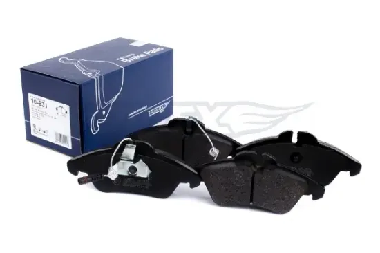 Bremsbelagsatz, Scheibenbremse Vorderachse TOMEX Brakes TX 10-931 Bild Bremsbelagsatz, Scheibenbremse Vorderachse TOMEX Brakes TX 10-931