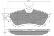 Bremsbelagsatz, Scheibenbremse TOMEX Brakes TX 10-95