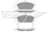 Bremsbelagsatz, Scheibenbremse Vorderachse TOMEX Brakes TX 11-05 Bild Bremsbelagsatz, Scheibenbremse Vorderachse TOMEX Brakes TX 11-05