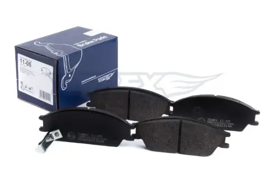 Bremsbelagsatz, Scheibenbremse Vorderachse TOMEX Brakes TX 11-05 Bild Bremsbelagsatz, Scheibenbremse Vorderachse TOMEX Brakes TX 11-05