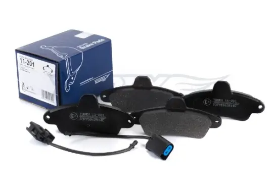 Bremsbelagsatz, Scheibenbremse Hinterachse TOMEX Brakes TX 11-201 Bild Bremsbelagsatz, Scheibenbremse Hinterachse TOMEX Brakes TX 11-201