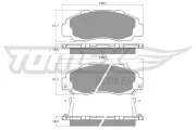 Bremsbelagsatz, Scheibenbremse TOMEX Brakes TX 11-37