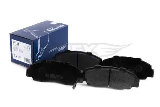 Bremsbelagsatz, Scheibenbremse Vorderachse TOMEX Brakes TX 11-37 Bild Bremsbelagsatz, Scheibenbremse Vorderachse TOMEX Brakes TX 11-37