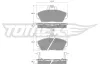 Bremsbelagsatz, Scheibenbremse Vorderachse TOMEX Brakes TX 11-39 Bild Bremsbelagsatz, Scheibenbremse Vorderachse TOMEX Brakes TX 11-39