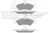 Bremsbelagsatz, Scheibenbremse Hinterachse TOMEX Brakes TX 11-501 Bild Bremsbelagsatz, Scheibenbremse Hinterachse TOMEX Brakes TX 11-501