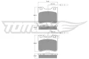 Bremsbelagsatz, Scheibenbremse Vorderachse TOMEX Brakes TX 11-97