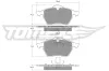 Bremsbelagsatz, Scheibenbremse Vorderachse TOMEX Brakes TX 12-25