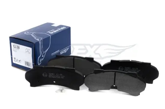 Bremsbelagsatz, Scheibenbremse Vorderachse TOMEX Brakes TX 12-39 Bild Bremsbelagsatz, Scheibenbremse Vorderachse TOMEX Brakes TX 12-39