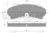 Bremsbelagsatz, Scheibenbremse Vorderachse TOMEX Brakes TX 12-40