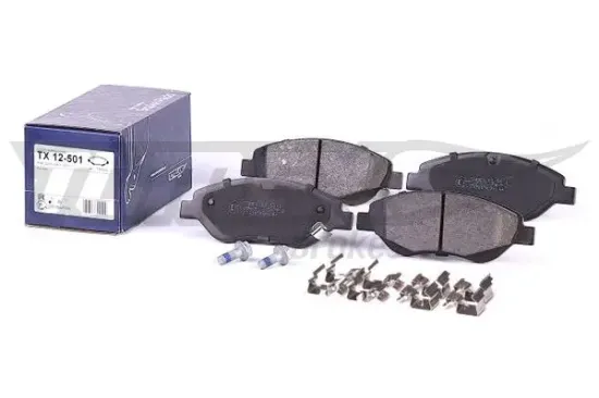 Bremsbelagsatz, Scheibenbremse Vorderachse TOMEX Brakes TX 12-501 Bild Bremsbelagsatz, Scheibenbremse Vorderachse TOMEX Brakes TX 12-501