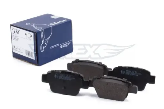 Bremsbelagsatz, Scheibenbremse Hinterachse TOMEX Brakes TX 12-51 Bild Bremsbelagsatz, Scheibenbremse Hinterachse TOMEX Brakes TX 12-51