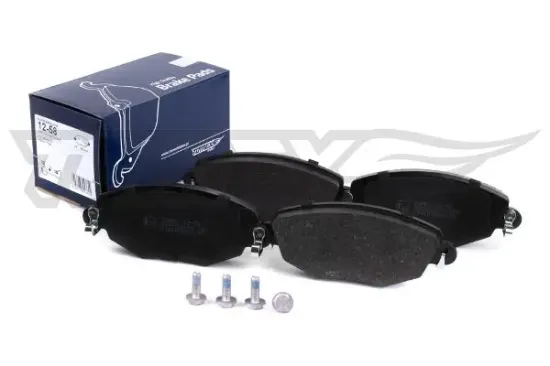 Bremsbelagsatz, Scheibenbremse Vorderachse TOMEX Brakes TX 12-58 Bild Bremsbelagsatz, Scheibenbremse Vorderachse TOMEX Brakes TX 12-58