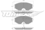 Bremsbelagsatz, Scheibenbremse Vorderachse TOMEX Brakes TX 12-60