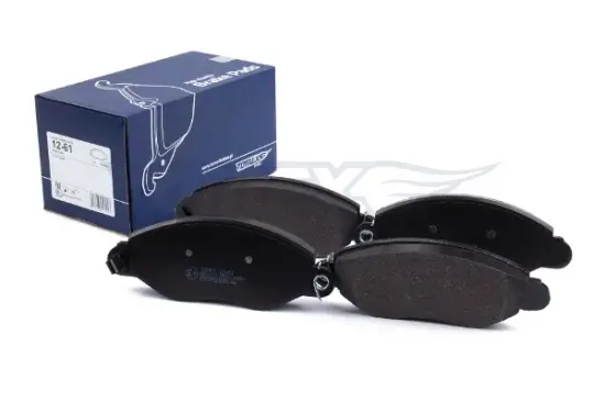 Bremsbelagsatz, Scheibenbremse Vorderachse TOMEX Brakes TX 12-61 Bild Bremsbelagsatz, Scheibenbremse Vorderachse TOMEX Brakes TX 12-61