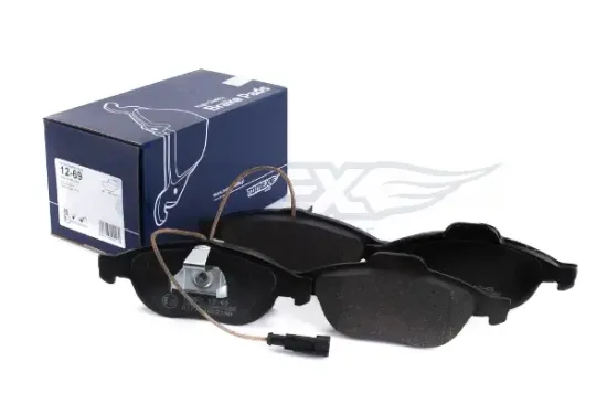 Bremsbelagsatz, Scheibenbremse Vorderachse TOMEX Brakes TX 12-69 Bild Bremsbelagsatz, Scheibenbremse Vorderachse TOMEX Brakes TX 12-69