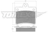 Bremsbelagsatz, Scheibenbremse Hinterachse TOMEX Brakes TX 12-77 Bild Bremsbelagsatz, Scheibenbremse Hinterachse TOMEX Brakes TX 12-77