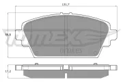 Bremsbelagsatz, Scheibenbremse Vorderachse TOMEX Brakes TX 12-94