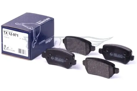 Bremsbelagsatz, Scheibenbremse Hinterachse TOMEX Brakes TX 12-971 Bild Bremsbelagsatz, Scheibenbremse Hinterachse TOMEX Brakes TX 12-971