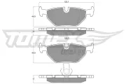 Bremsbelagsatz, Scheibenbremse TOMEX Brakes TX 13-21